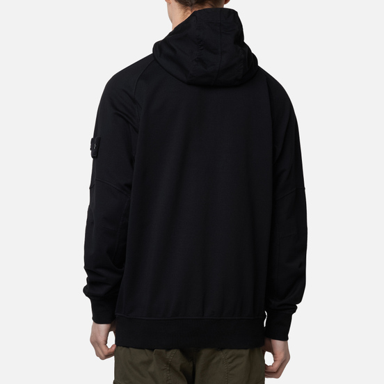Мужская толстовка Stone Island Ghost Piece Hoodie Black