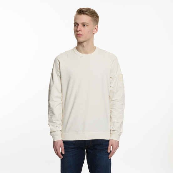 Мужская толстовка Stone Island Ghost Piece Natural White