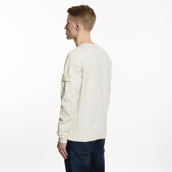 Мужская толстовка Stone Island Ghost Piece Natural White