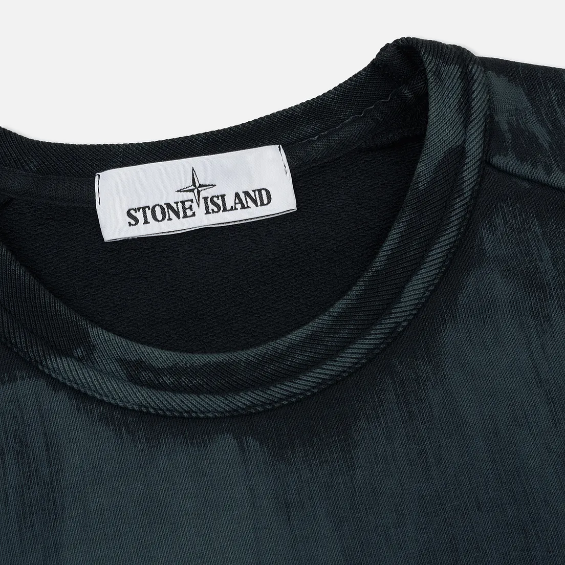 Stone Island Мужская толстовка Hand Brushed Colour Treatment Crew Neck