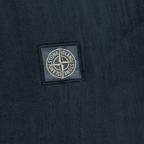 Мужская толстовка Stone Island Hand Brushed Colour Treatment Crew Neck Blue Grey