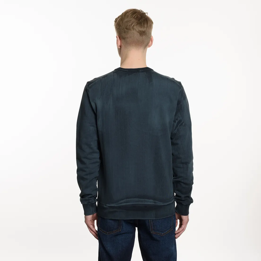 Stone Island Мужская толстовка Hand Brushed Colour Treatment Crew Neck