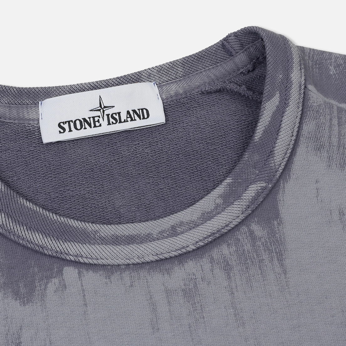 Мужская толстовка Stone Island Hand Brushed Colour Treatment Crew