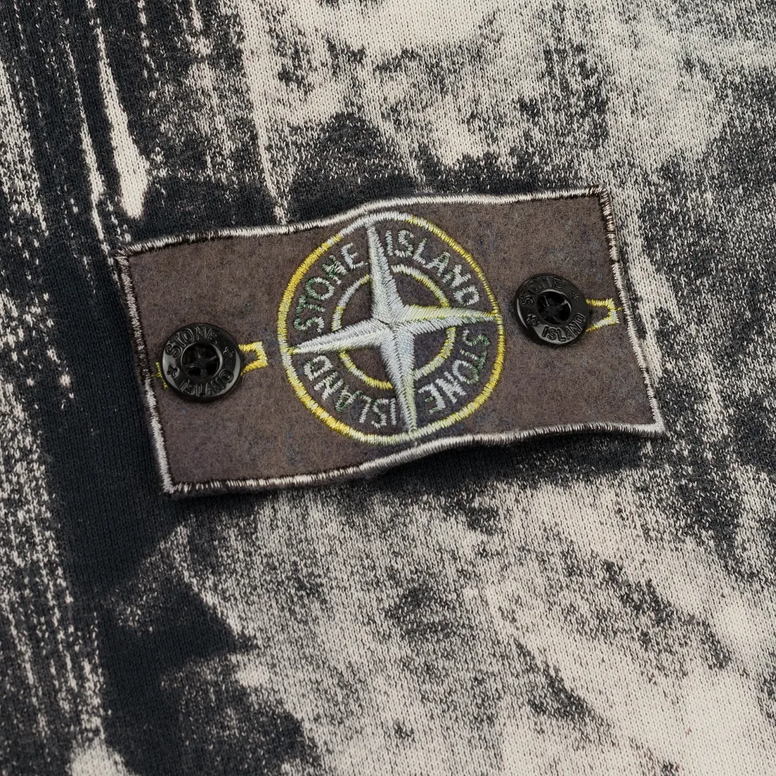Stone Island Мужская толстовка Hand Corrosion Hooded