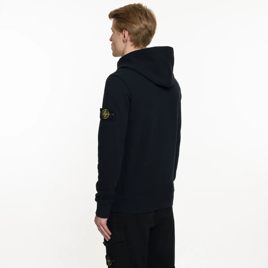 Stone Island Мужская толстовка Hooded Brushed Cotton Fleece