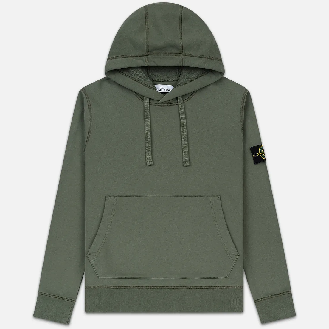 Stone Island Мужская толстовка Hooded Cotton Fleece Pouch Pocket