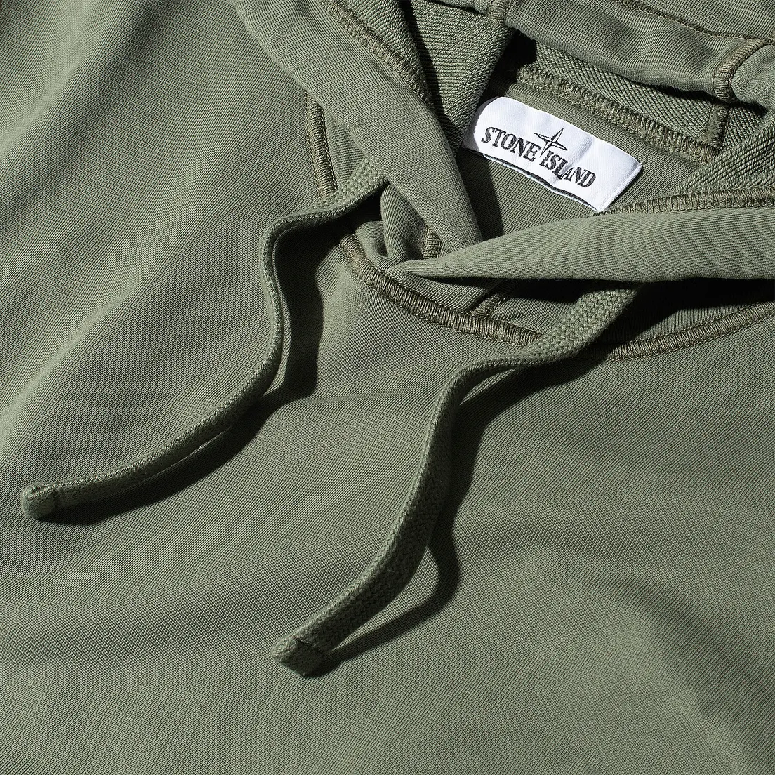 Stone Island Мужская толстовка Hooded Cotton Fleece Pouch Pocket