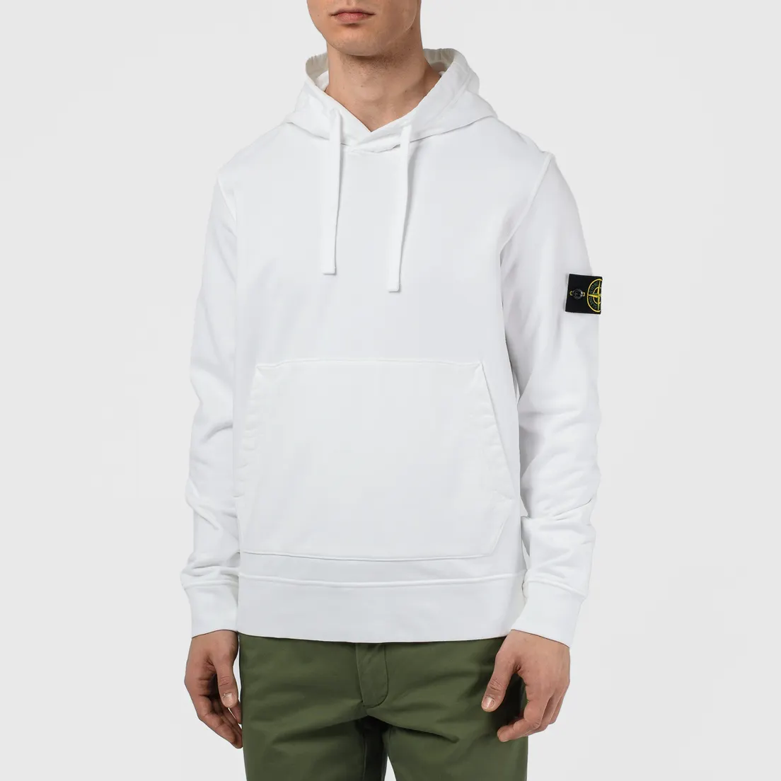 Stone Island Мужская толстовка Hooded Cotton Fleece Pouch Pocket