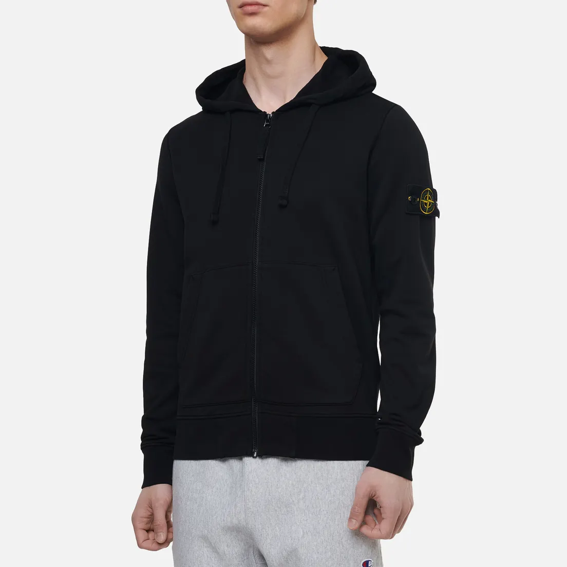 Stone Island Мужская толстовка Hooded Full Zip