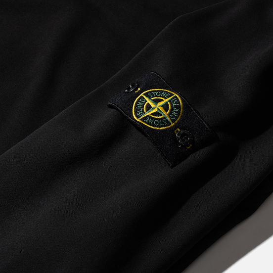 Мужская толстовка Stone Island Lightweight Loopback Cotton Crew Neck Black