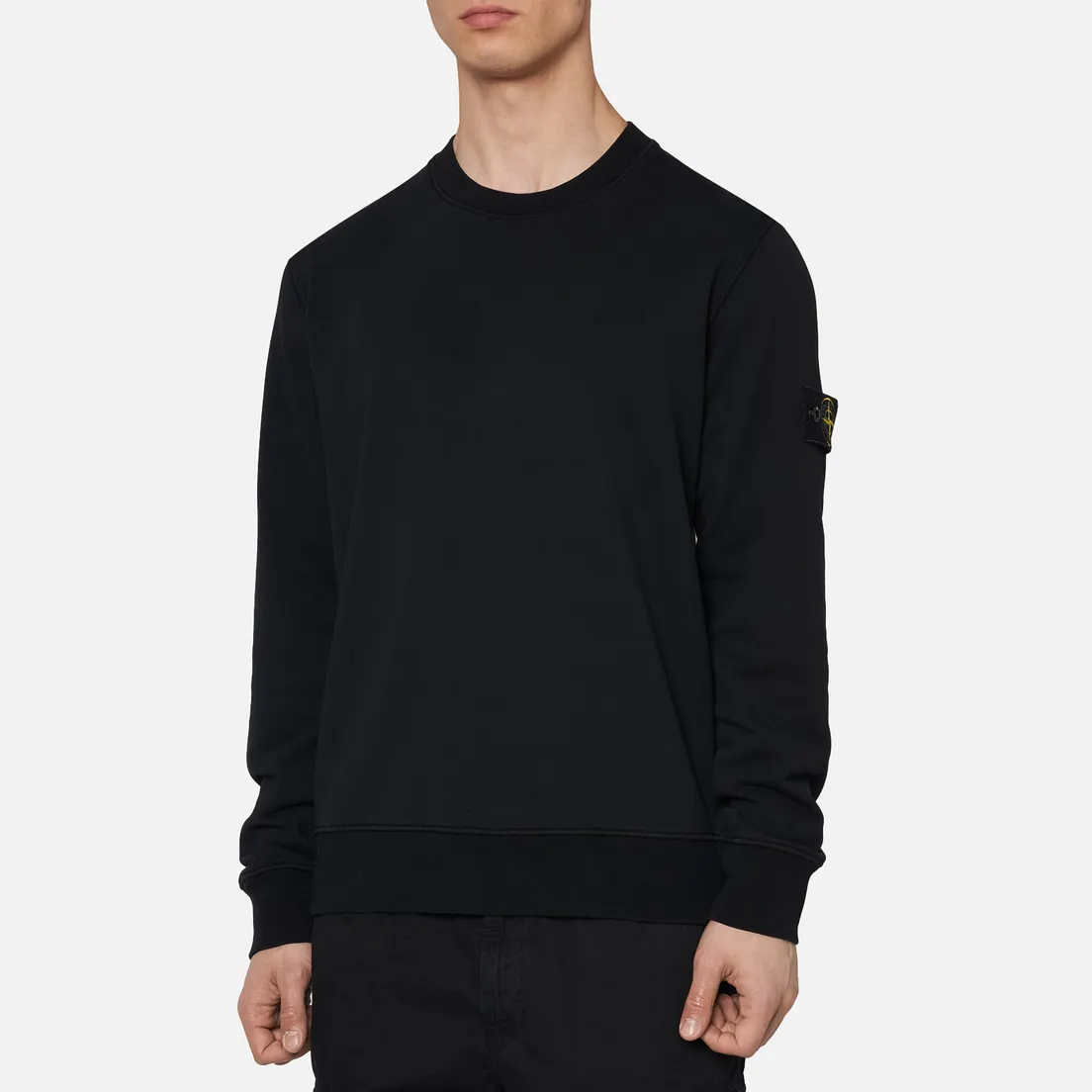 Stone Island Мужская толстовка Lightweight Loopback Cotton Crew Neck