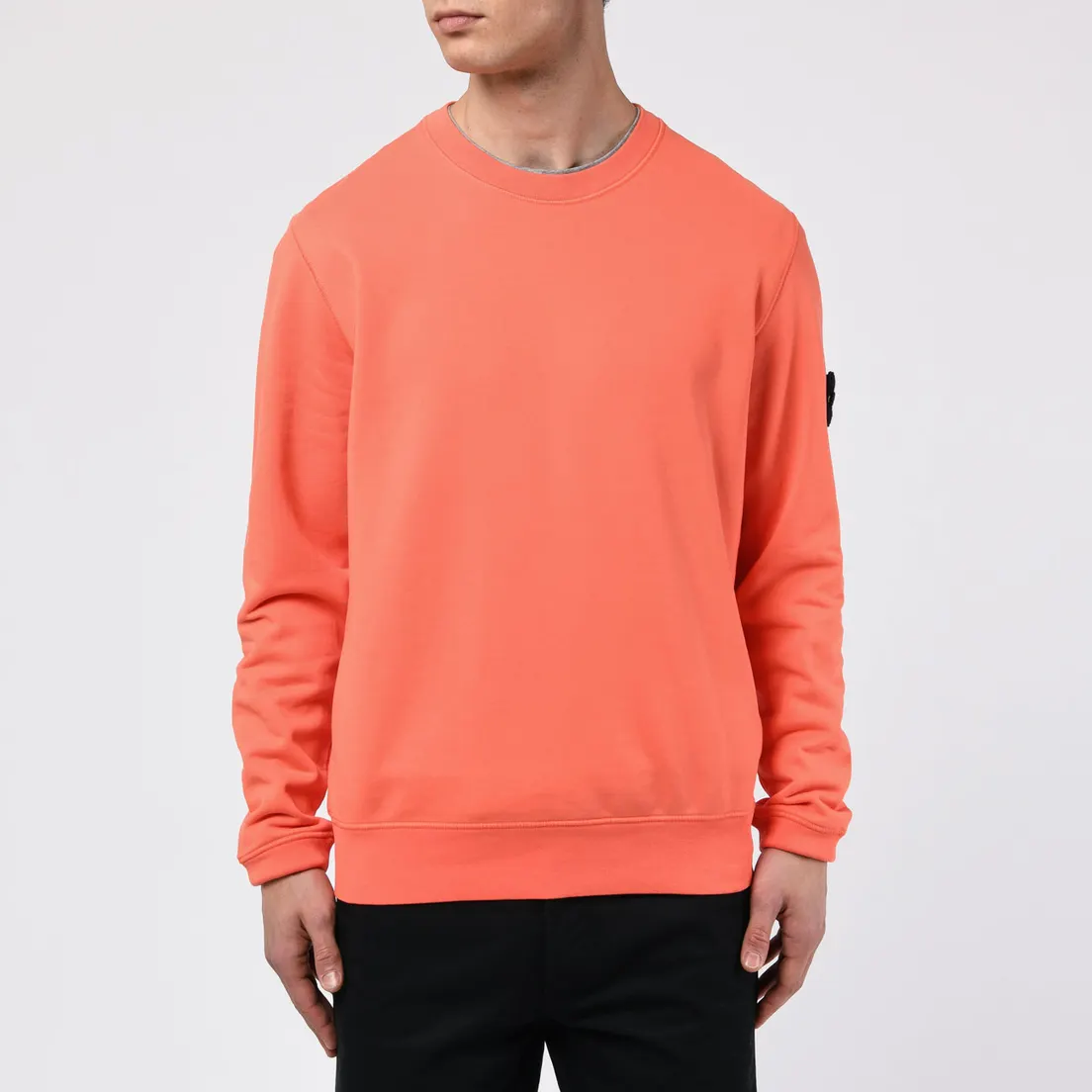Stone Island Мужская толстовка Lightweight Loopback Cotton Crew Neck