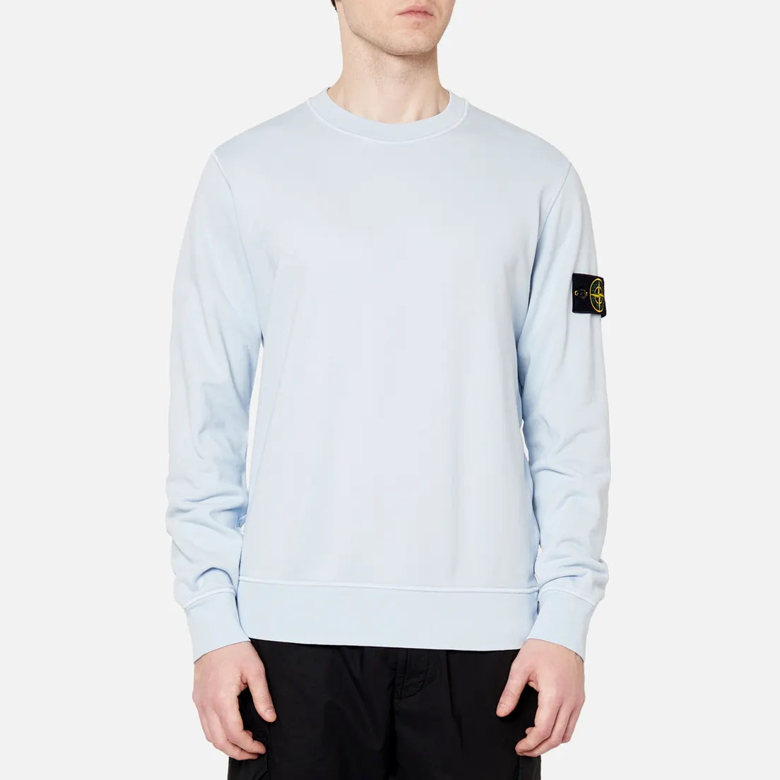 Stone Island Мужская толстовка Lightweight Loopback Cotton Crew Neck