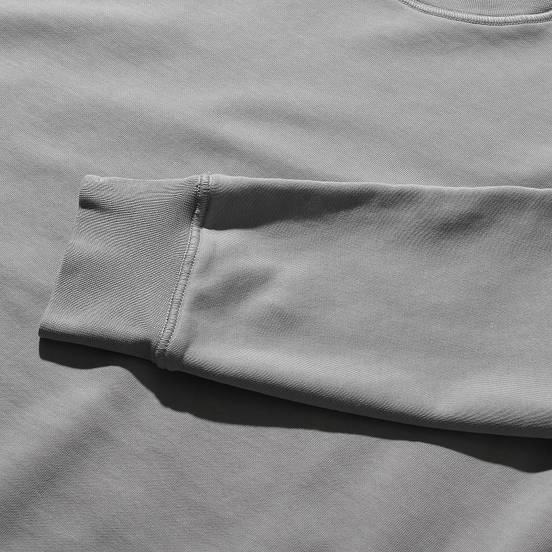 Мужская толстовка Stone Island Lightweight Loopback Cotton Crew Neck Dust Grey