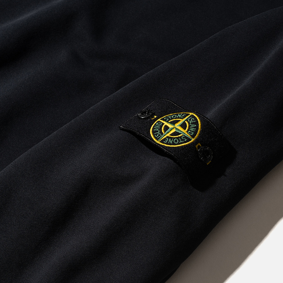 Мужская толстовка Stone Island Lightweight Loopback Cotton Crew Neck Navy Blue