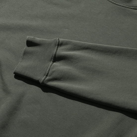 Мужская толстовка Stone Island Lightweight Loopback Cotton Crew Neck Olive Green