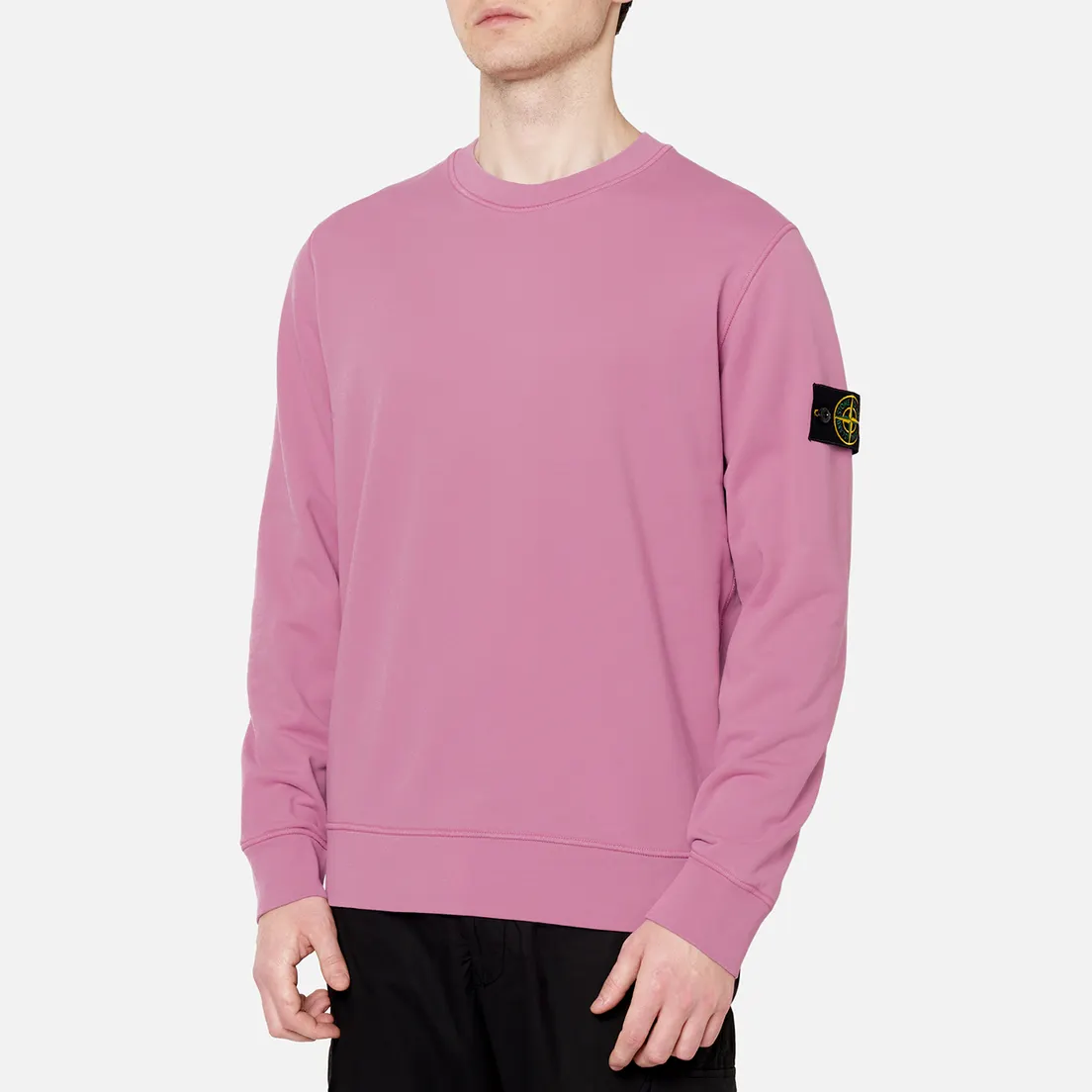 Stone Island Мужская толстовка Lightweight Loopback Cotton Crew Neck