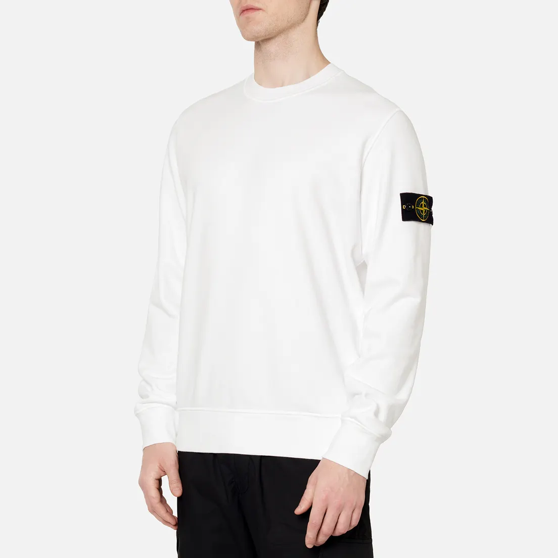 Stone Island Мужская толстовка Lightweight Loopback Cotton Crew Neck