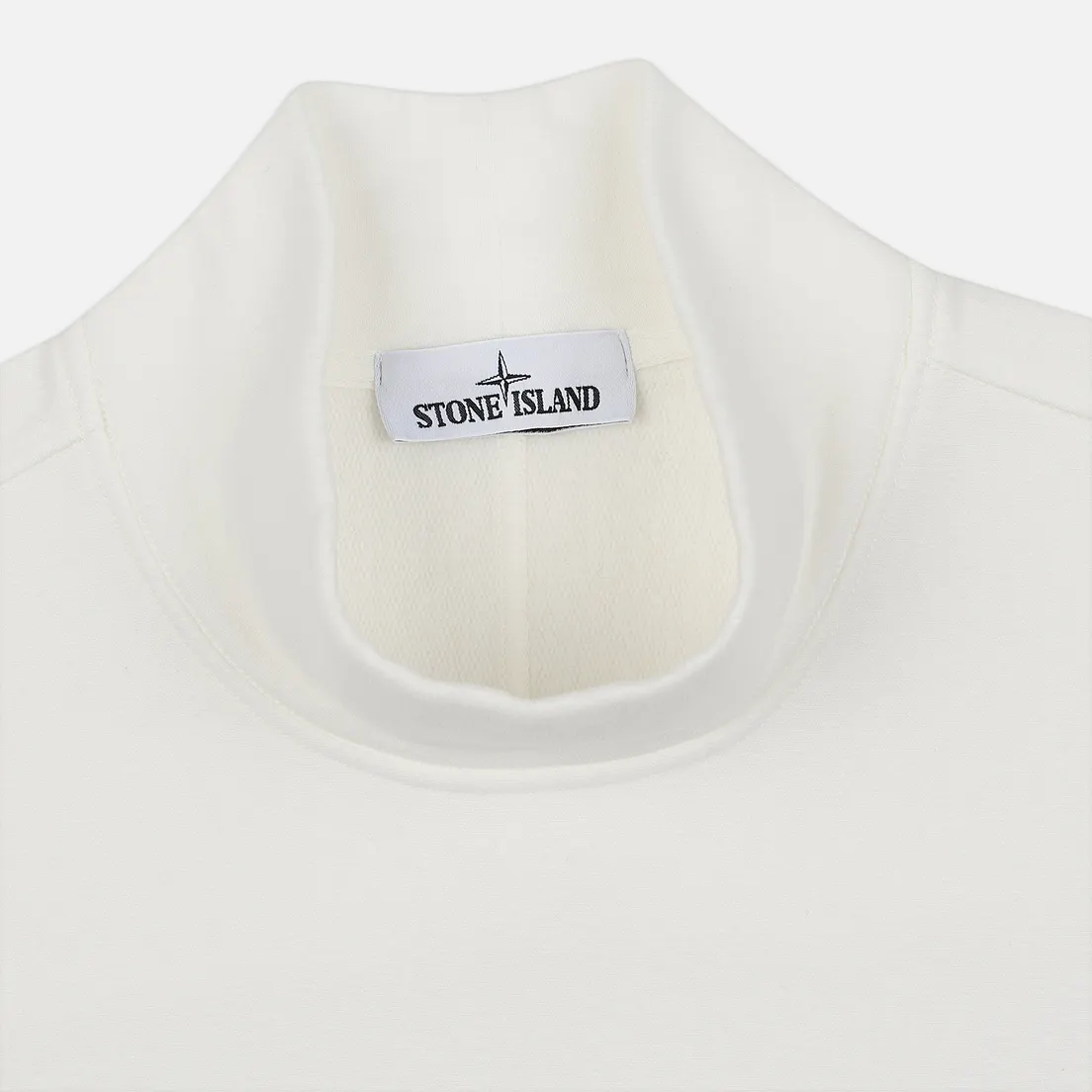 Stone Island Мужская толстовка Mock Neck Brushed Cotton Fleece