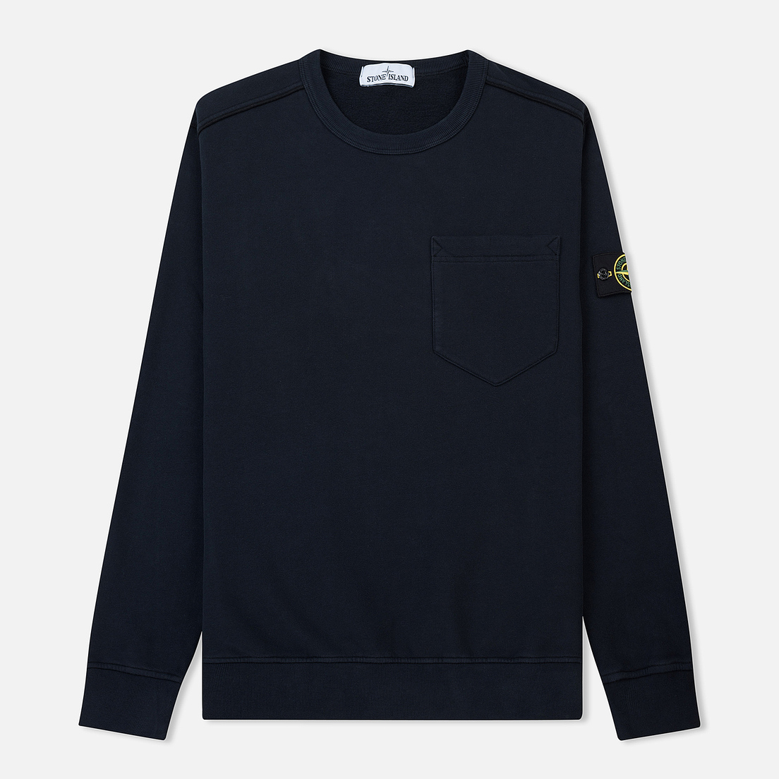 Stone Island Мужская толстовка Pocket Brushed Cotton Fleece