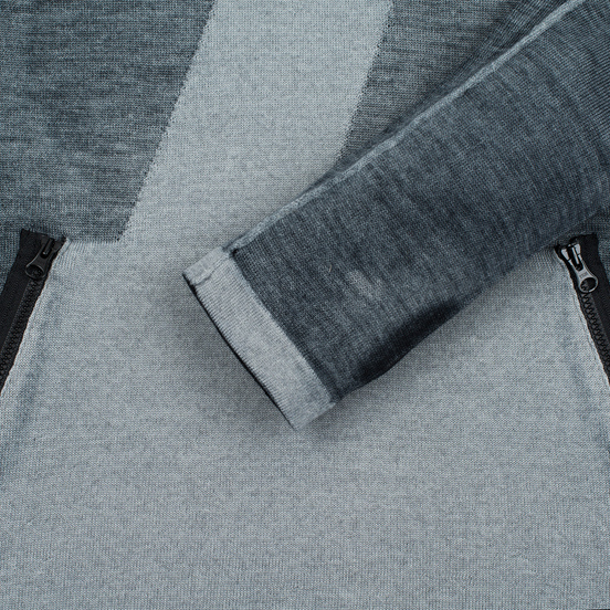 Мужская толстовка Stone Island Shadow Project Teleport Hoodie Jaquard Pure Wool Black