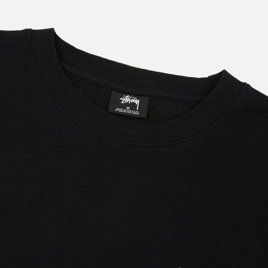 Мужская толстовка Stussy Basic Stussy Crew Black
