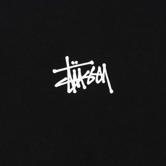 Мужская толстовка Stussy Basic Stussy Crew Black/White