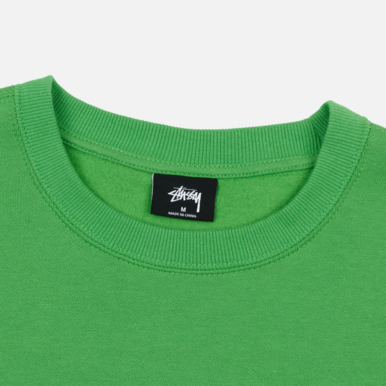 Мужская толстовка Stussy Basic Stussy Crew Kelly
