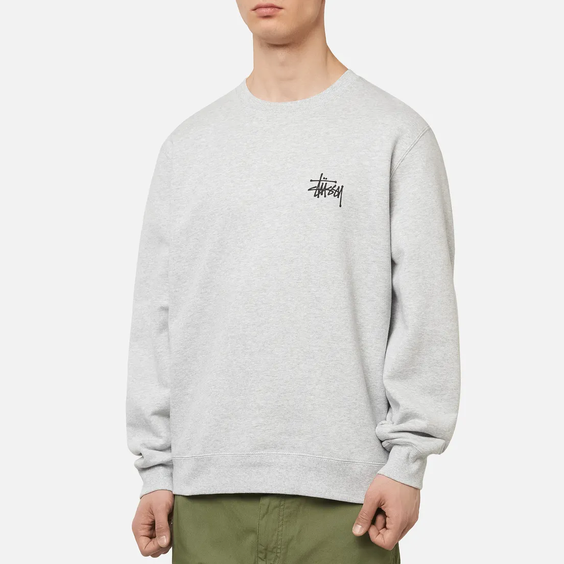 Stussy Мужская толстовка Basic Stussy Crew Screenprint
