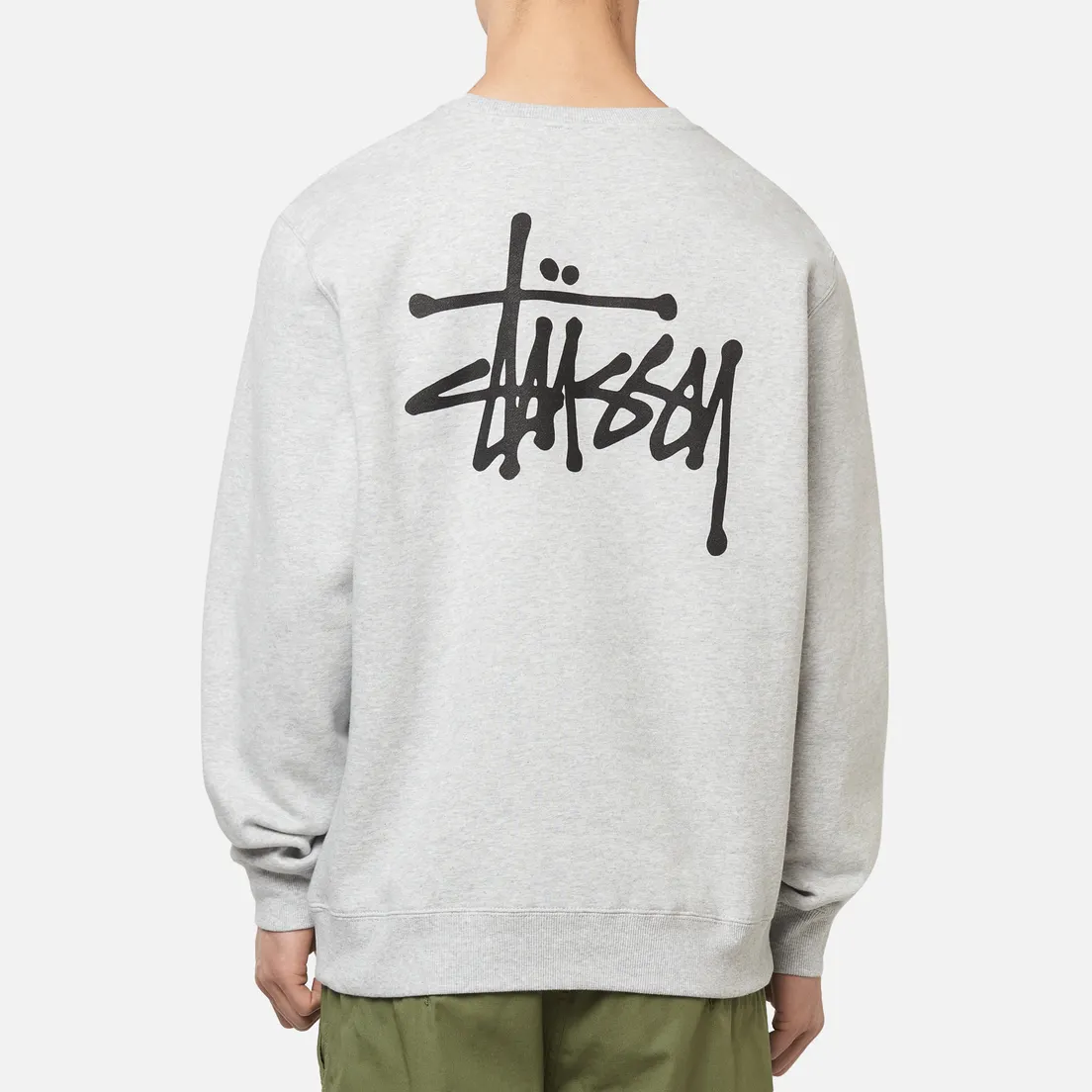 Stussy Мужская толстовка Basic Stussy Crew Screenprint