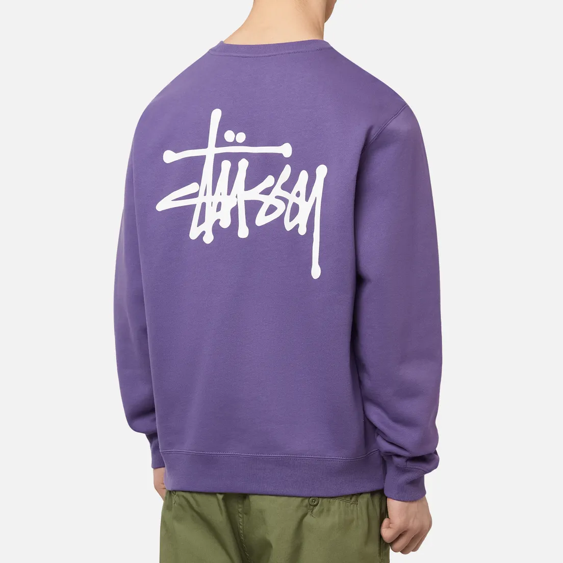 Stussy Мужская толстовка Basic Stussy Crew Screenprint