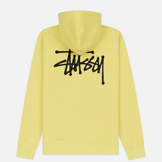 Мужская толстовка Stussy Basic Stussy Hoodie Lemon