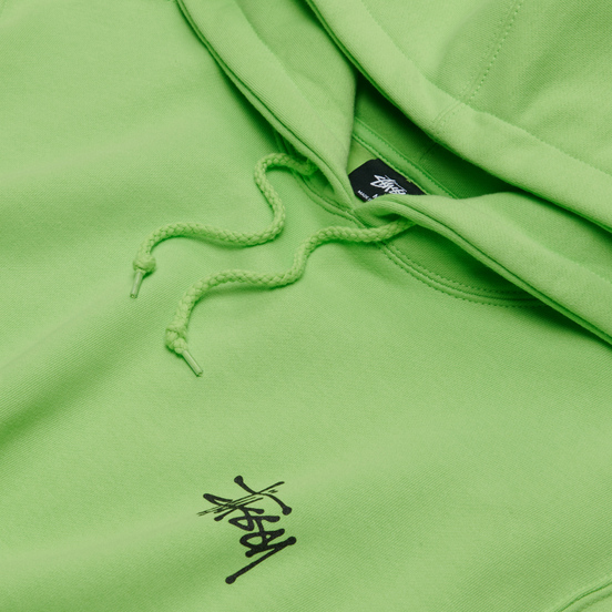 Мужская толстовка Stussy Basic Stussy Screenprint Hoodie Green