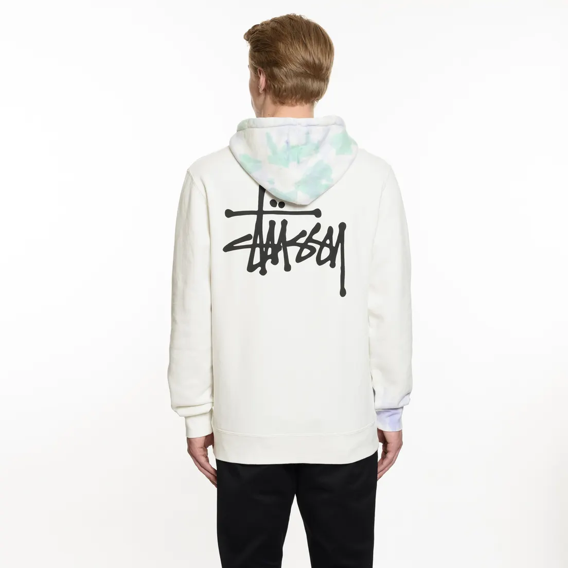 Stussy Мужская толстовка Basic Stussy Tie Dye Hoodie