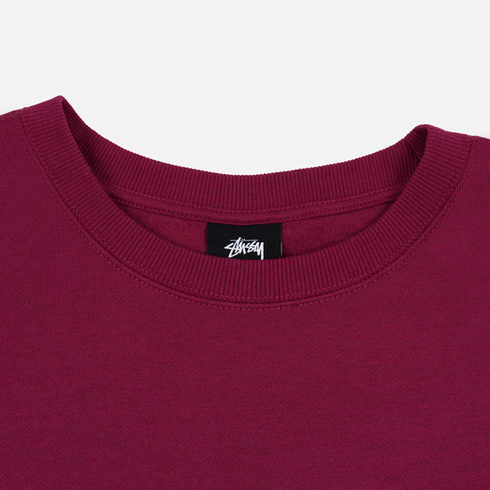 Мужская толстовка Stussy Dice Crew Wine