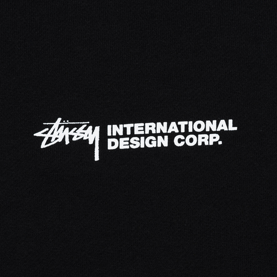 Мужская толстовка Stussy Double Mask Hoodie Black