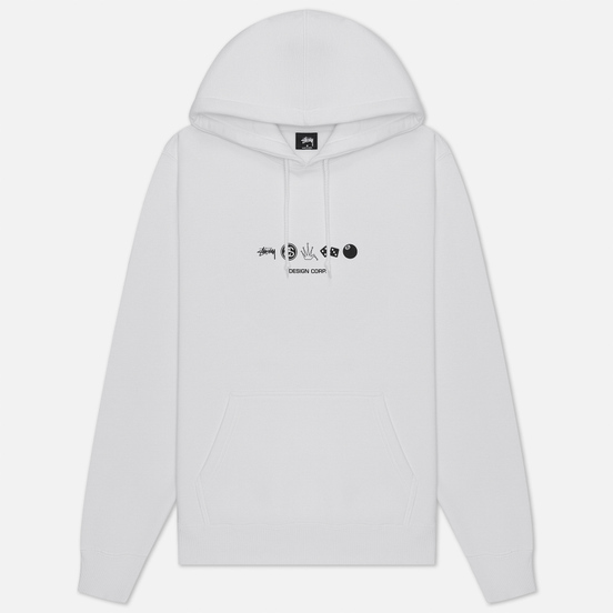 Мужская толстовка Stussy Global Design Corp Hoodie White