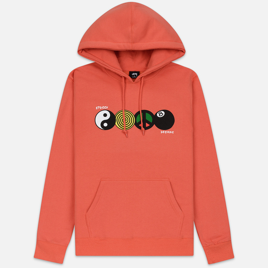 Мужская толстовка Stussy Harmony Hoodie Orange