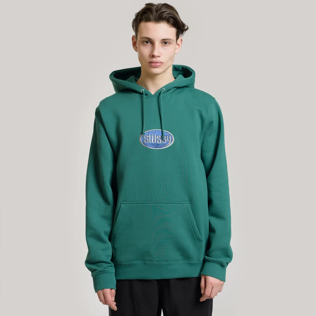 Stussy Мужская толстовка Oval Applique Hoodie