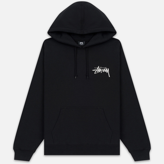 Мужская толстовка Stussy Stussy Applique Hoodie Black