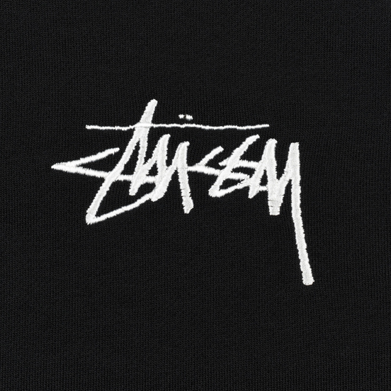 Мужская толстовка Stussy Stussy Applique Hoodie Black