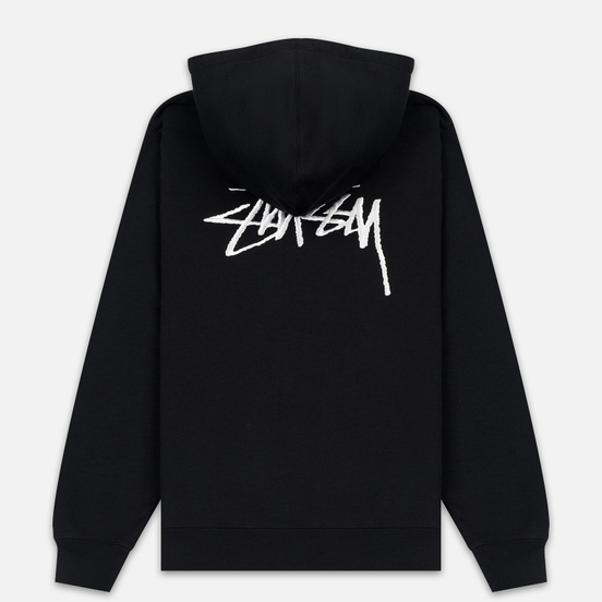Мужская толстовка Stussy Stussy Applique Hoodie Black