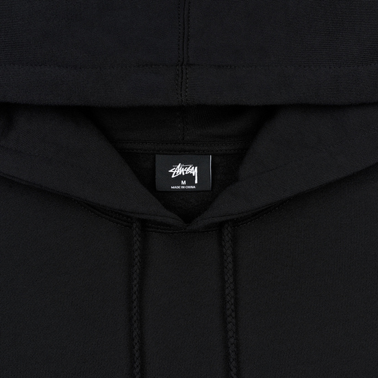 Мужская толстовка Stussy Stussy Applique Hoodie Black