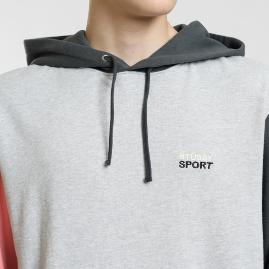 Мужская толстовка Stussy Stussy Sport Hoodie Grey Heather