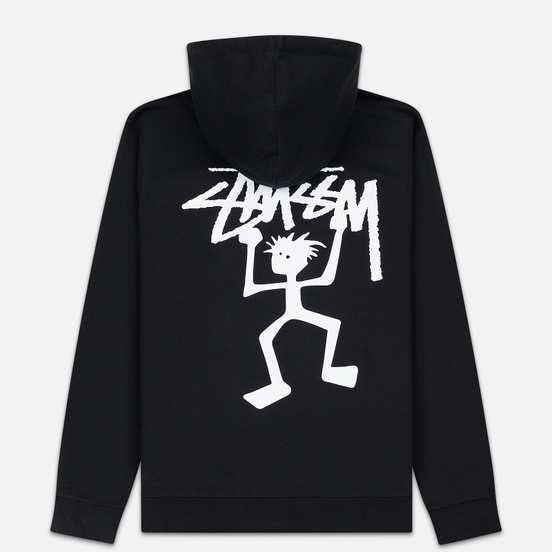 Мужская толстовка Stussy Warrior Man Hoodie Black