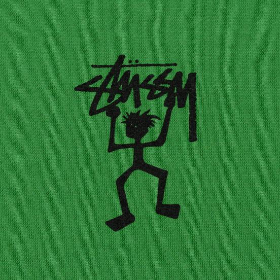 Мужская толстовка Stussy Warrior Man Hoodie Kelly