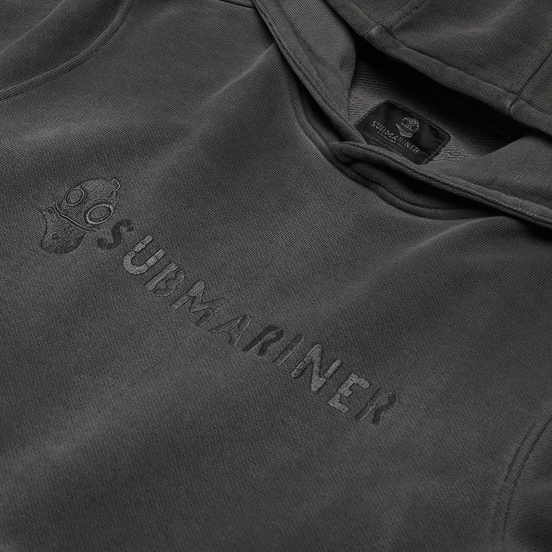 Мужская толстовка Submariner Basic Logo Print HV Hoodie Grey