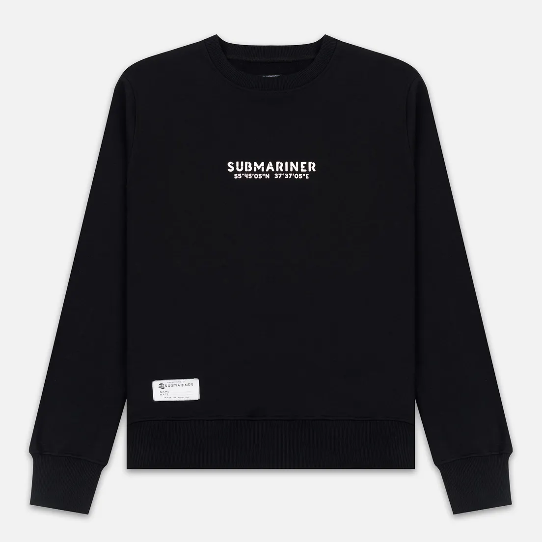 Submariner Мужская толстовка Coordinates Logo Print