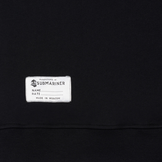 Мужская толстовка Submariner Coordinates Logo Print Black