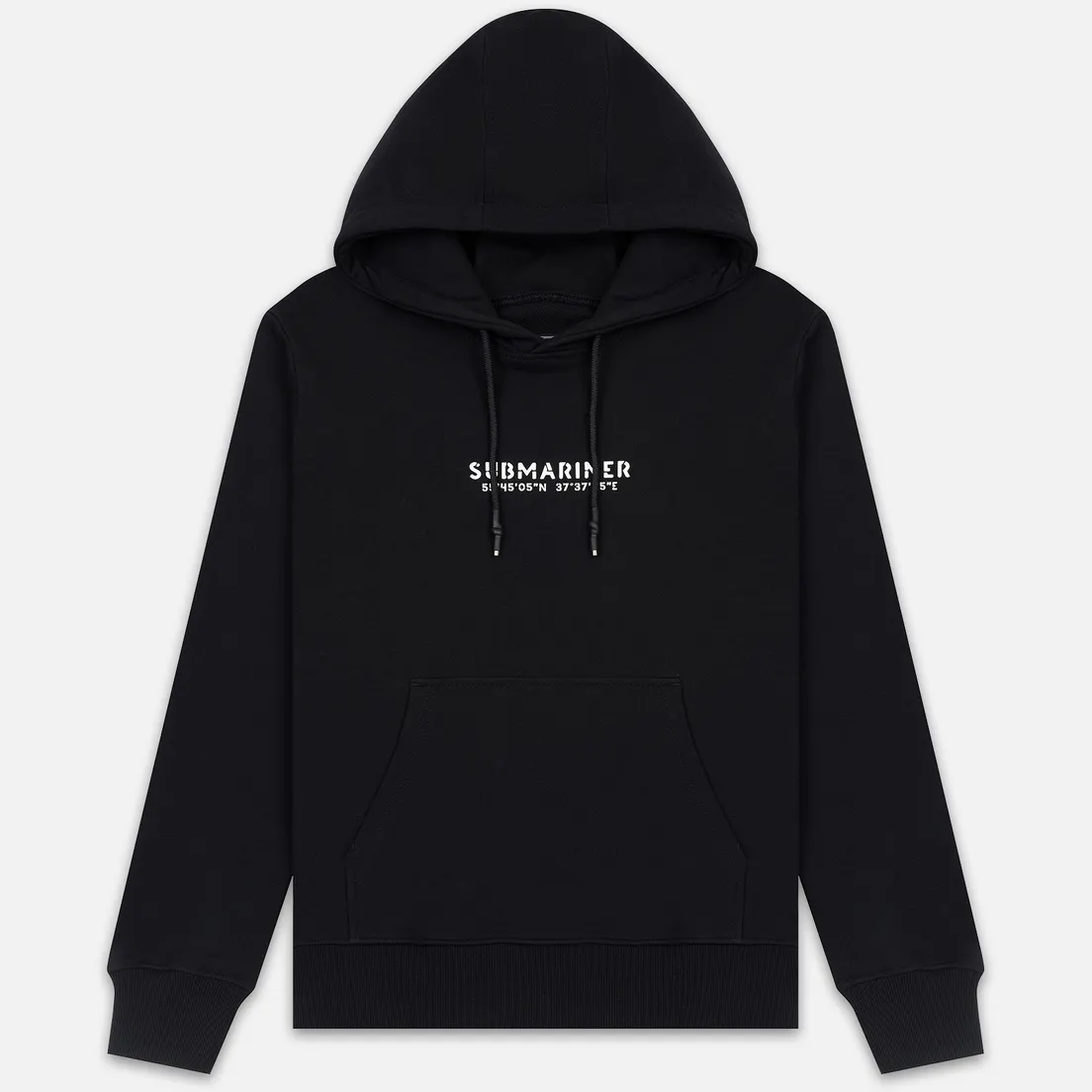 Submariner Мужская толстовка Coordinates Logo Print Hoodie
